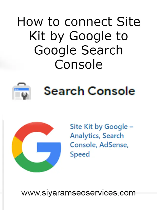 How to connect Site Kit by Google to Google Search Console