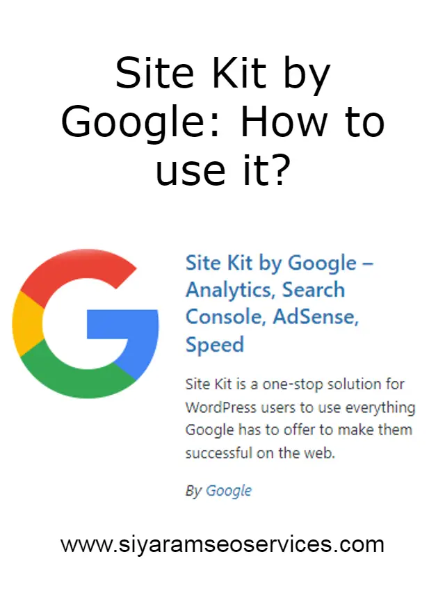 Site Kit by Google: How to use it?