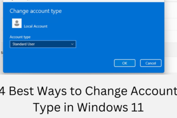 4 Best Ways to Change Account Type in Windows 11