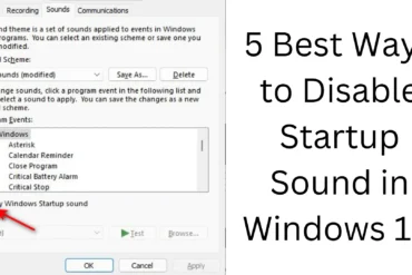 5 Best Ways to Turn Off Startup Sound in Windows 11